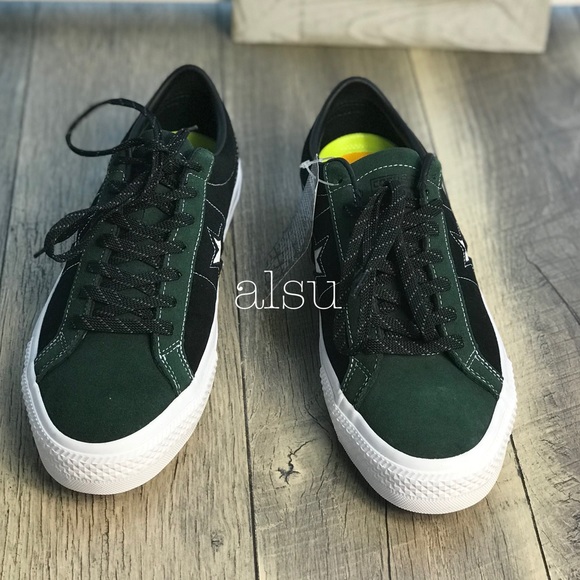 Converse Star Pro Suede OX Deep Emerald   Black M - Picture 3 of 6